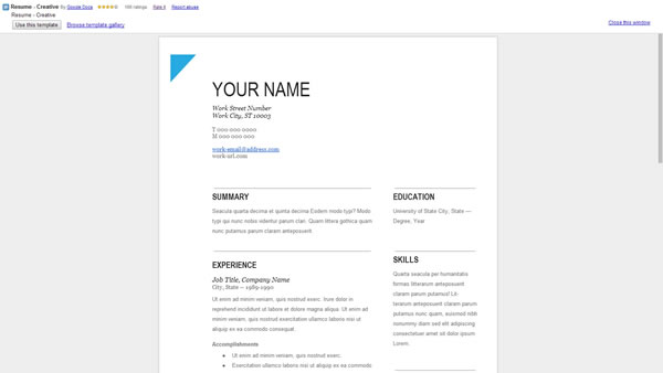 28+ Google Doc Cover Letter Template | Resume Example Google Docs 