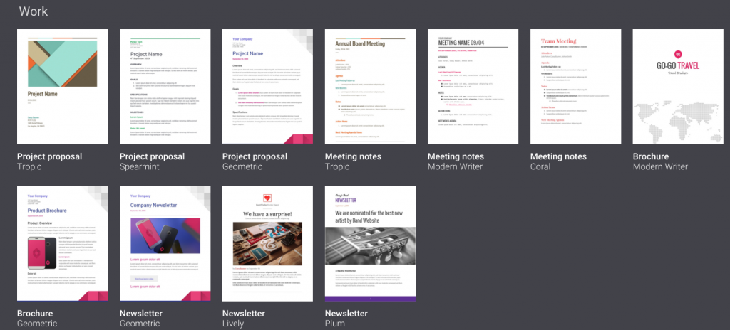 2 Tips for Google Docs: Beautiful Existing Templates & How to 