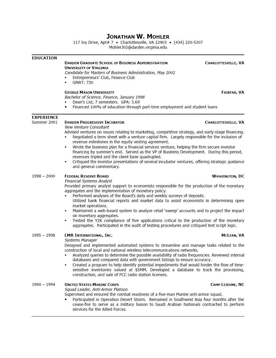 example resume for high school students for college applications 
