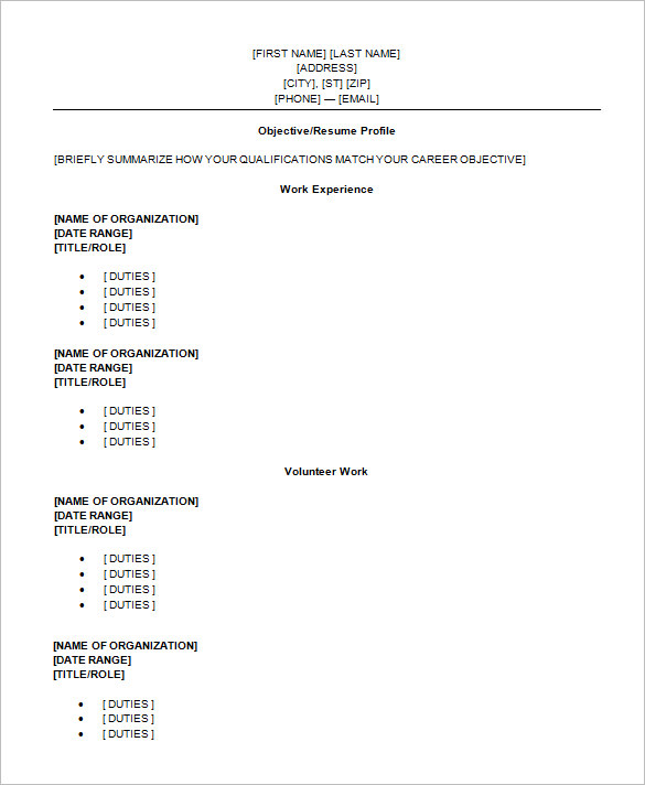 Resume Examples Templates: High School Student Resume How To Make 
