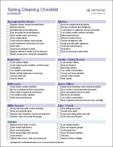 office cleaning checklist