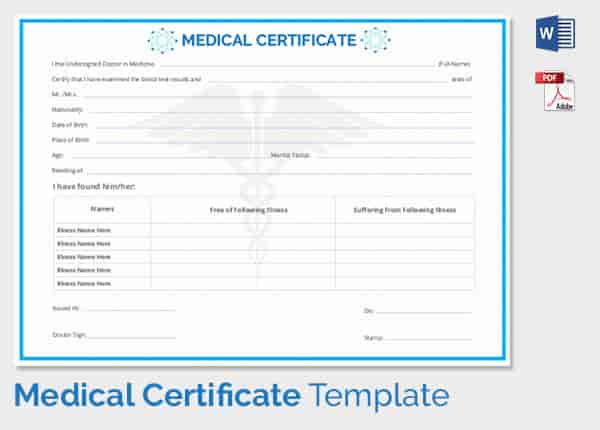 Fake Medical Certificate Generator Fill Online, Printable 