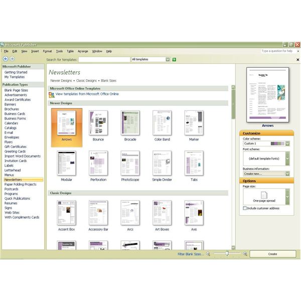 How to Create Publications with Templates in Microsoft Publisher