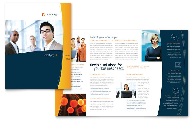 Free Brochure Template Word Publisher Microsoft