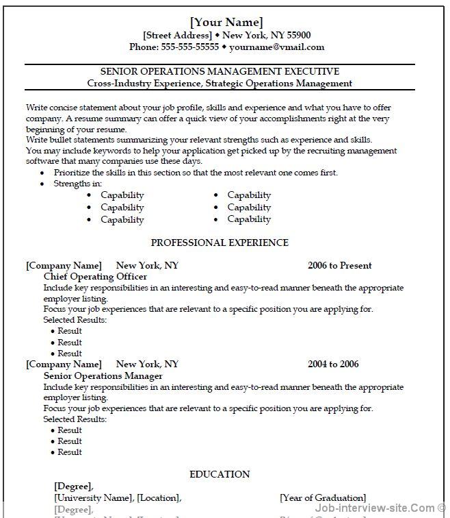 Resume Template Word 2007. Resume Template For Word 2007 Simple 