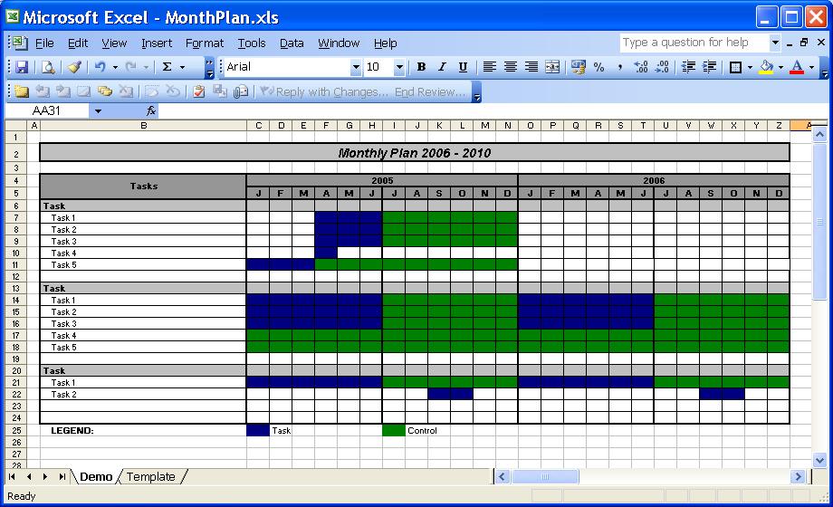 Excel Monthly Calendar. Weekly Schedule Template For Word Version 