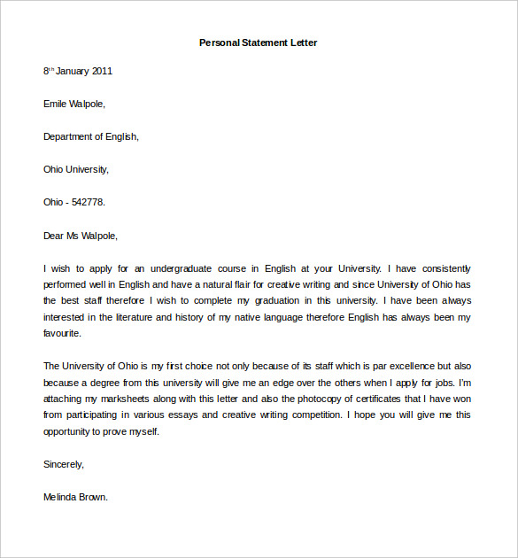 Personal Letter Template 40+ Free Sample, Example Format | Free 