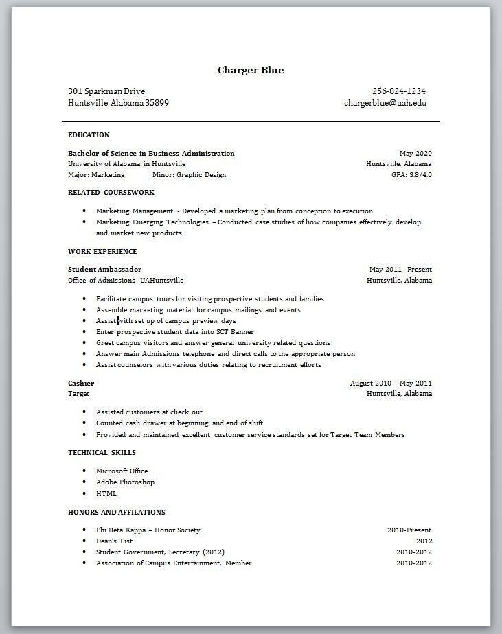 For College Student With No Experience