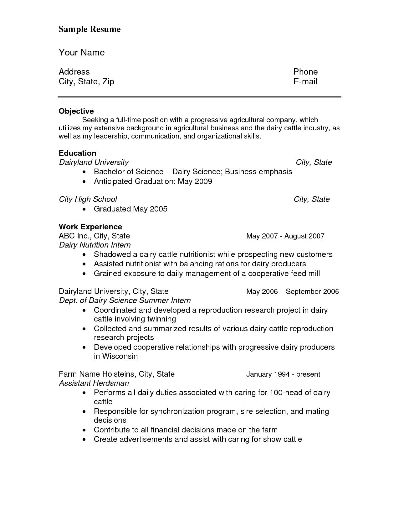 References Template For Resume. Example Of Character Reference 