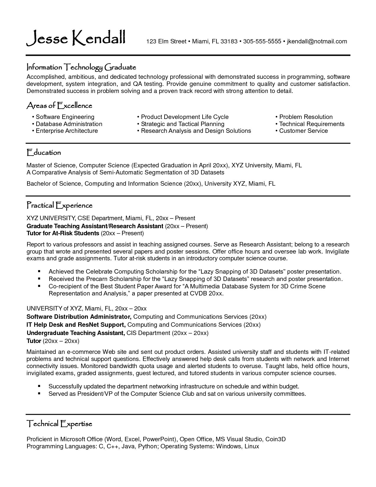 Student Resume Examples Download Instruction Resume Samples for 