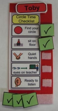 Double Sided Visual Schedule The Autism Helper