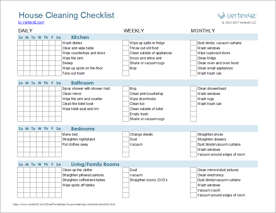 cleaning-checklist-template-excel-task-list-templates