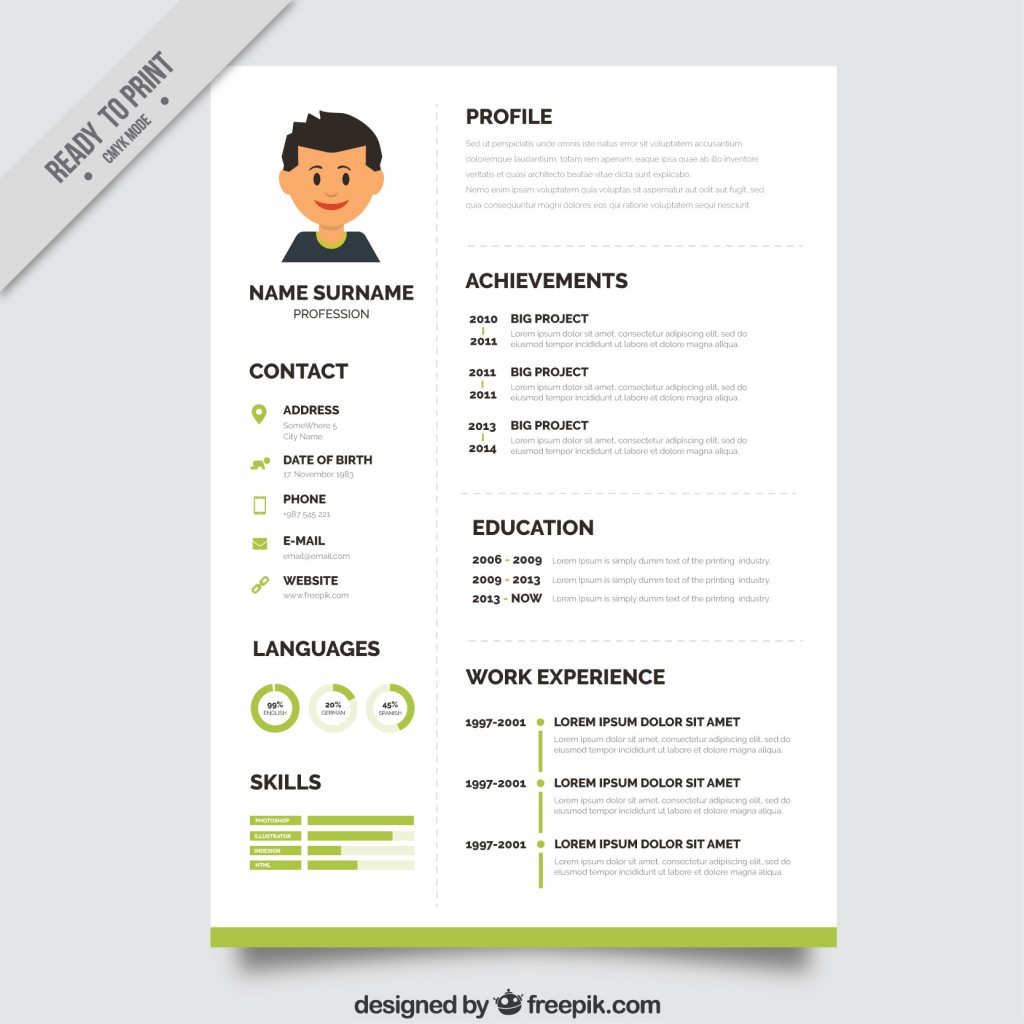 30 Free & Beautiful Resume Templates To Download Hongkiat