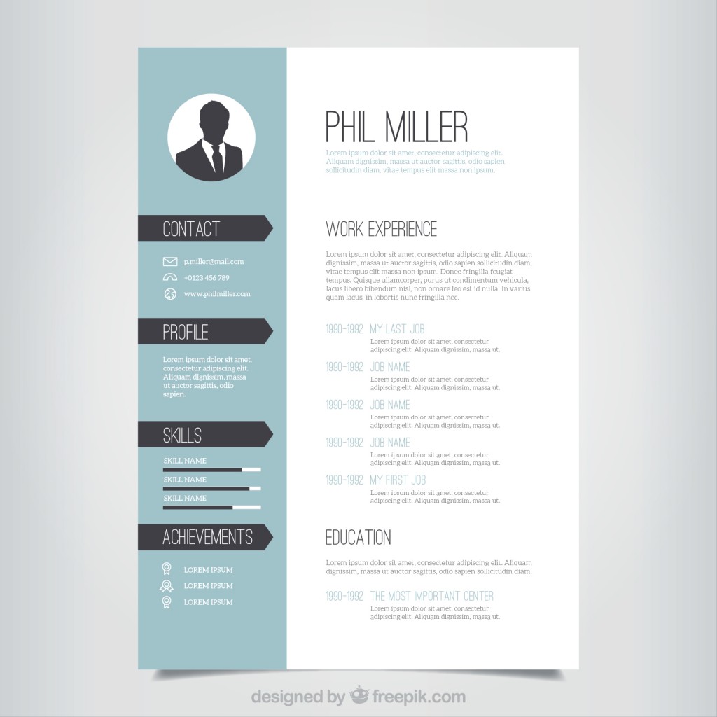 Smartness Inspiration Resume Template Psd 15 Editable Cv Format 