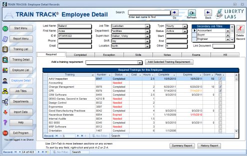 Employee Record Templates PDF Documents