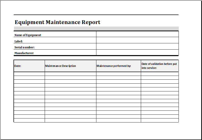 MS Word & Excel Customizable Report Templates | Word & Excel Templates