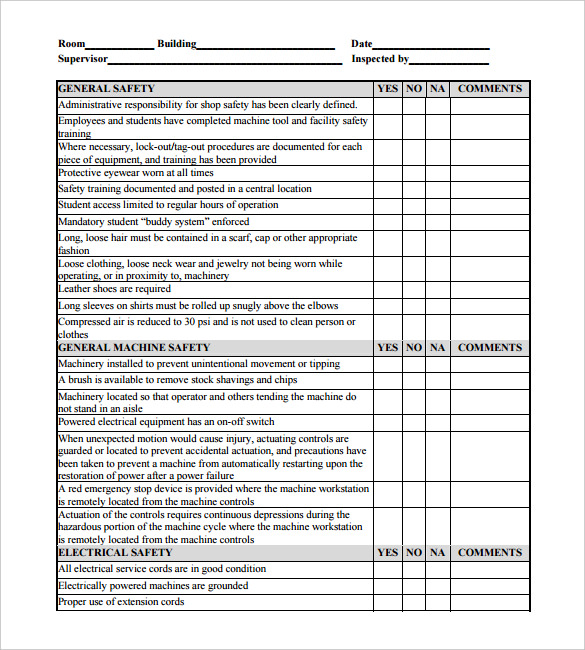 Preventive Maintenance Schedule Template 30+ Free Word, Excel 