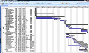 Construction Schedule Chart