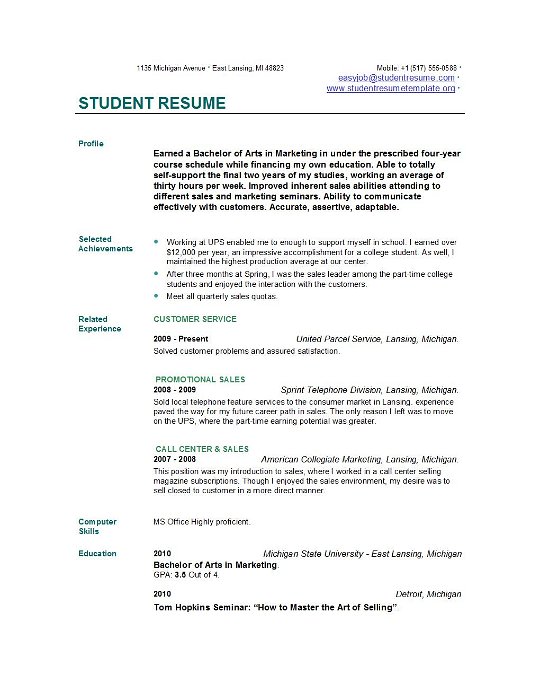 Internship Resume Samples & Writing Guide | Resume Genius