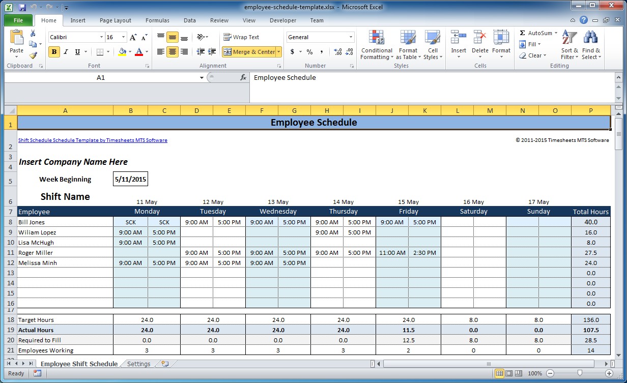 Shift Schedule Template – 8+ Free Sample, Example Format Download 