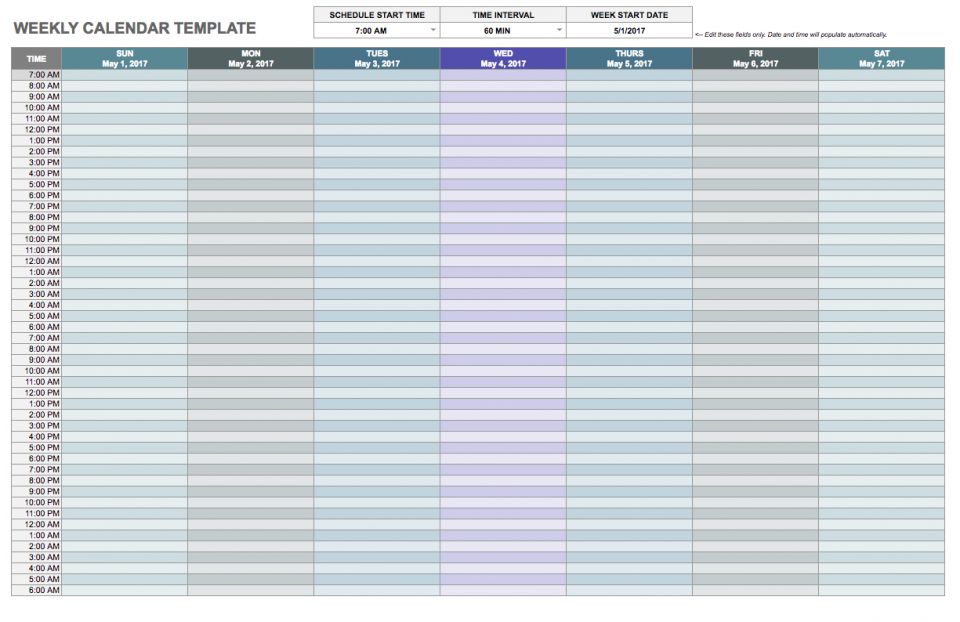 Google Doc Timeline Template