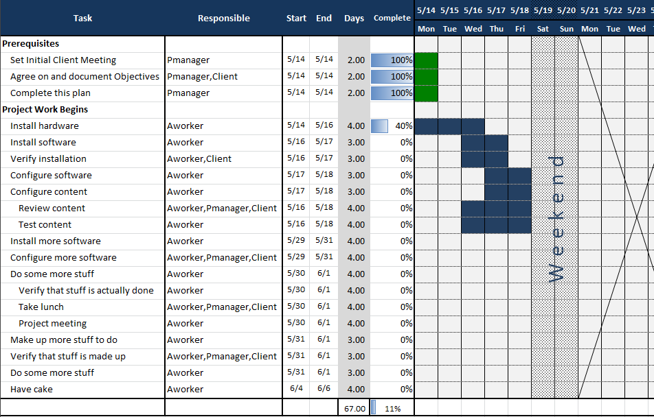 Project Schedule Template Excel Task List Templates - Riset