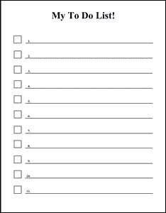 template to do list word template to do list word
