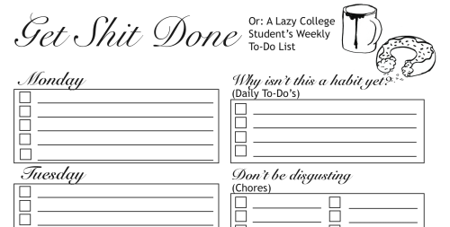 to do list tumblr