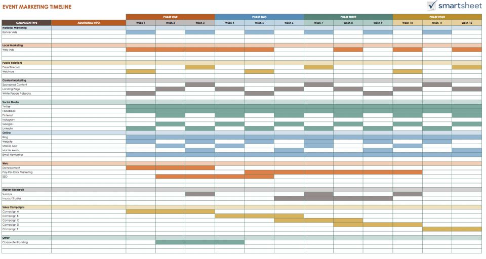schedule templates for google docs